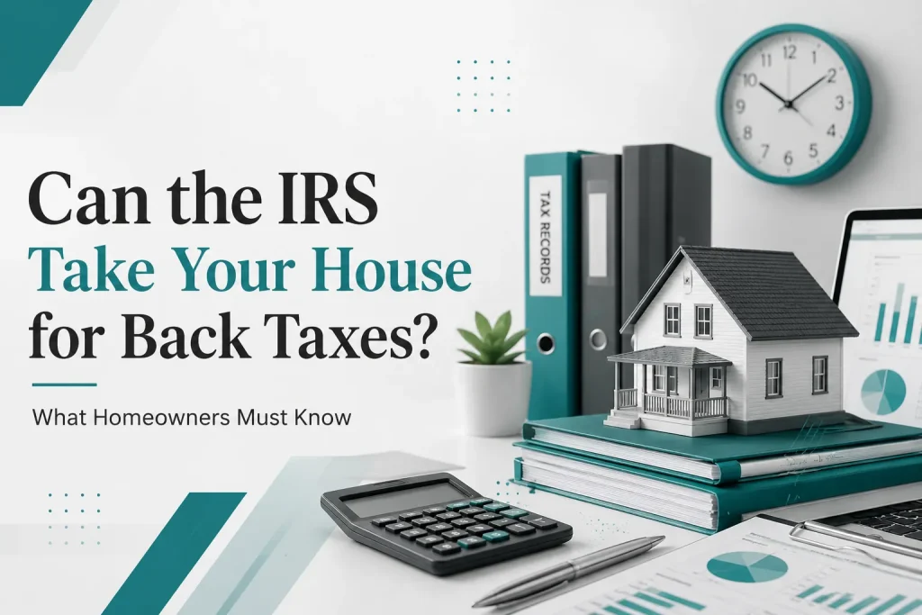 can IRS take your house for back taxes