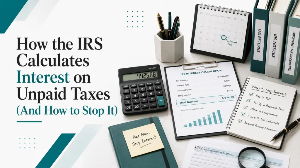 IRS interest on unpaid taxes