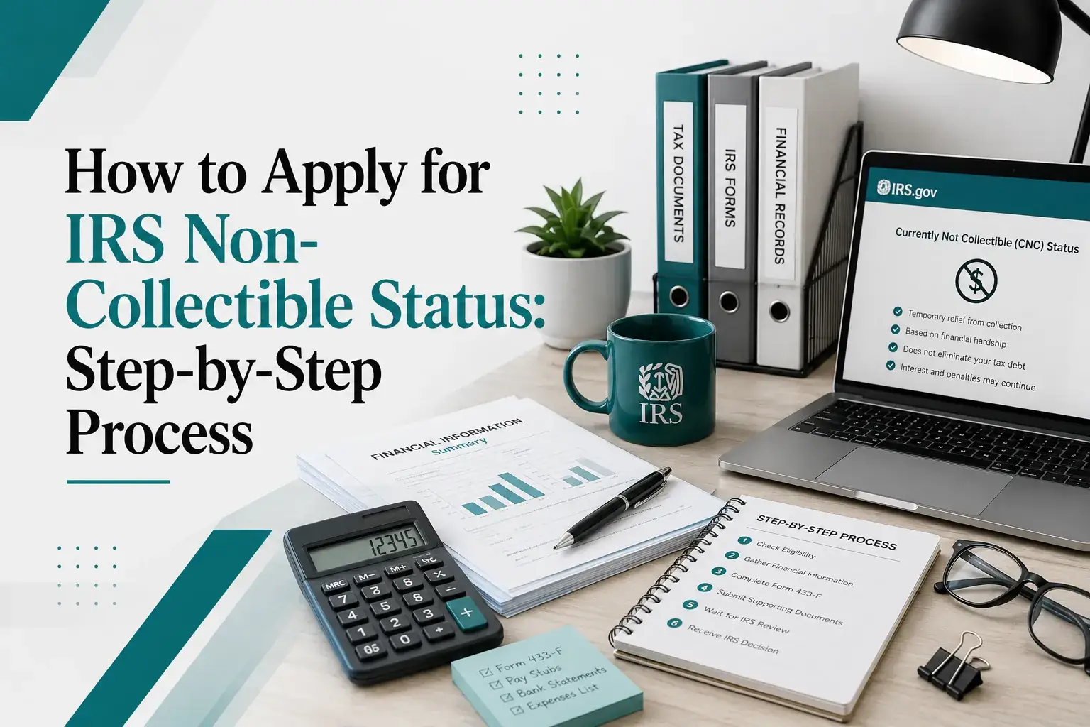 how to apply IRS non-collectible