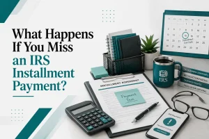 missed IRS installment payment