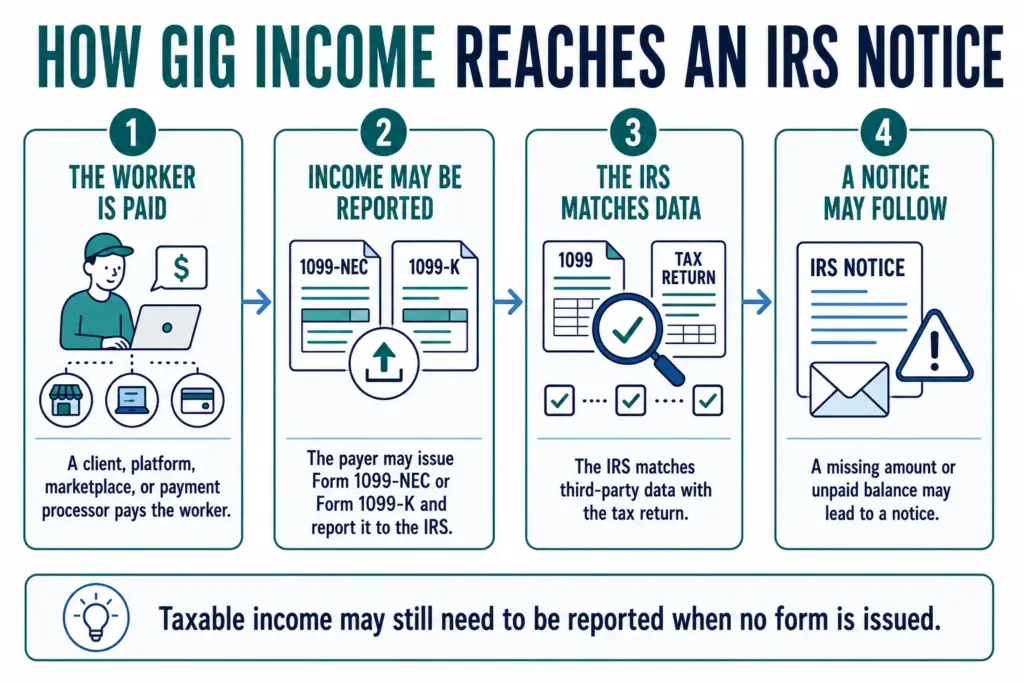 gig worker back taxes 2026