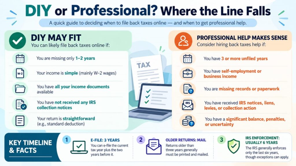 file back taxes online