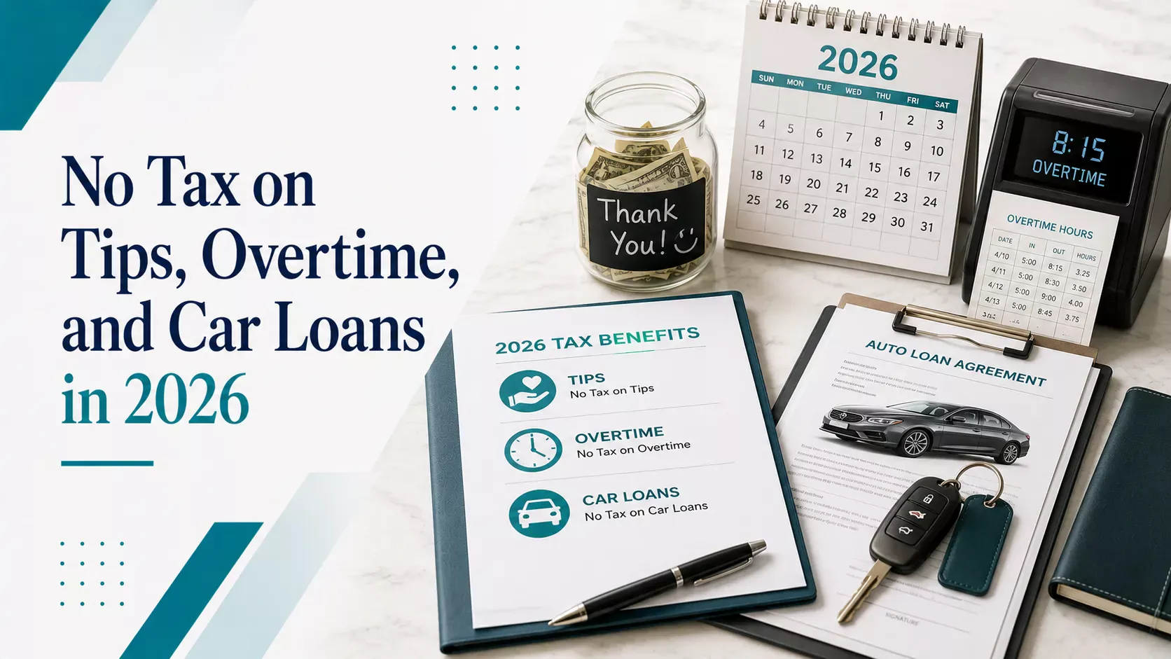 no tax tips overtime car loan deduction 2026